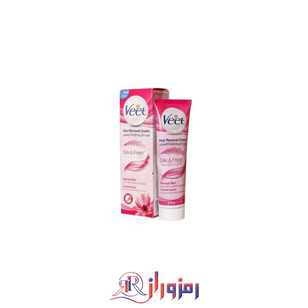 کرم موبر ویت مدل silk & fresh مخصوص پوست معمولی حجم 100 میل،خرید و قیمت کرم موبر ویت مدل silk & fresh مخصوص پوست معمولی حجم 100 میل